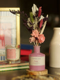 Dream Botanique Glazen Vaas met Botanische Bloemen - Pioenroos