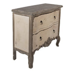 Dressoir 95x40x82 cm Grijs Beige Hout