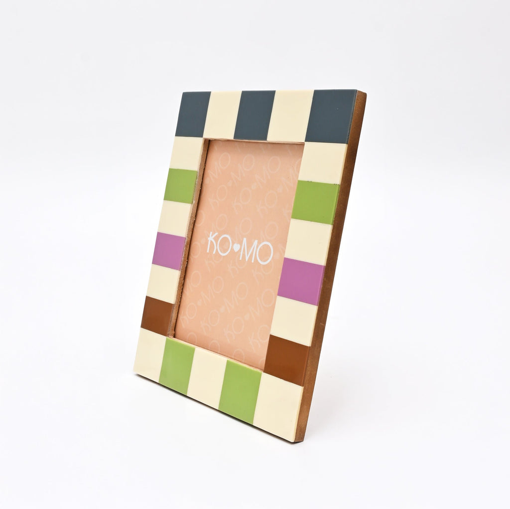 Geruite hars fotolijst 5 x 7 inch modern decor huisgeschenken