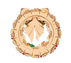 Robotime, Christmas Wreath, TGL04, 40,5x40x9,2 cm