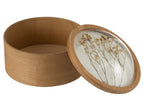 J-Line Opbergdoos Graan Hout Mix Large