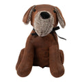Deurstopper hond donkerbruin 18x20x25cm
