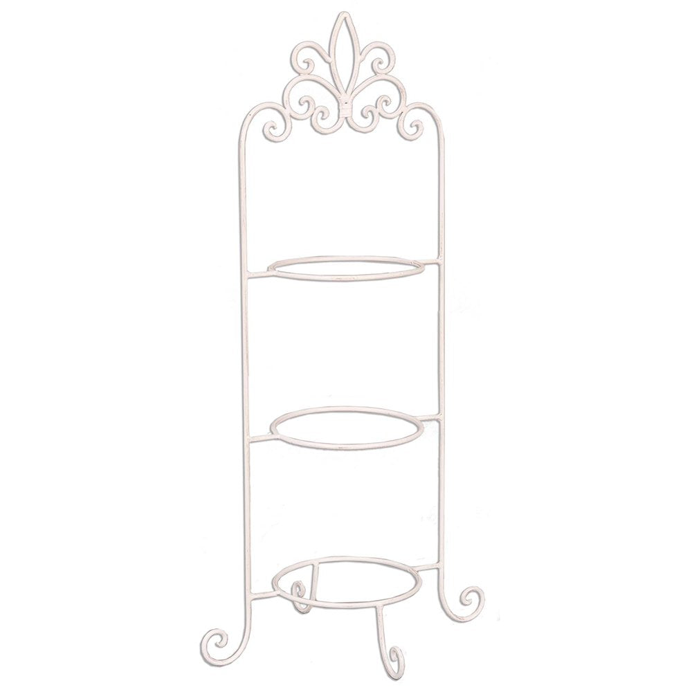 Etagère voor 3 borden 77 cm Wit IJzer etagère
