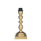 Lampvoet ornament champagne goud 11x11x30cm