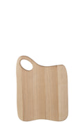 J-Line snijplank Onregelmatig - hout - naturel - small