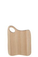 J-Line snijplank Onregelmatig - hout - naturel - small