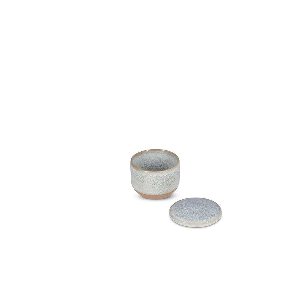 Sugar Pot 7xh6cm met deksel beige cameo