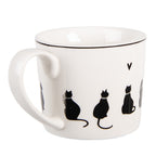 Mok 275 ml met Porselein Katten
