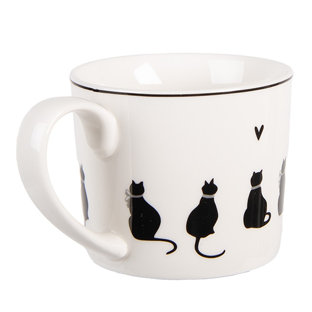 Mok 275 ml met Porselein Katten