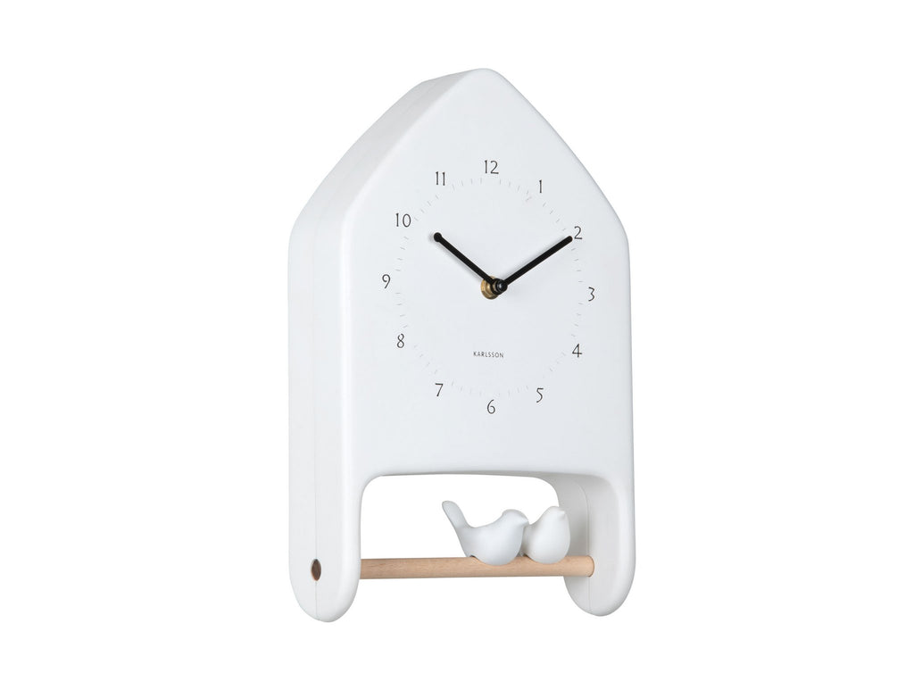 Wandklok Dwergpapegaaien