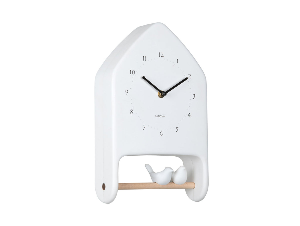 Wandklok Dwergpapegaaien