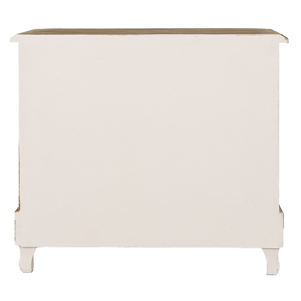 Dressoir 92x40x86 cm Bruin Beige Hout Ladekast