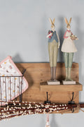 Beeld Hert 30x9x20 cm Bruin Polyresin Kerstdecoratie