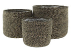 Papette Jutepot Set 3 bruin
