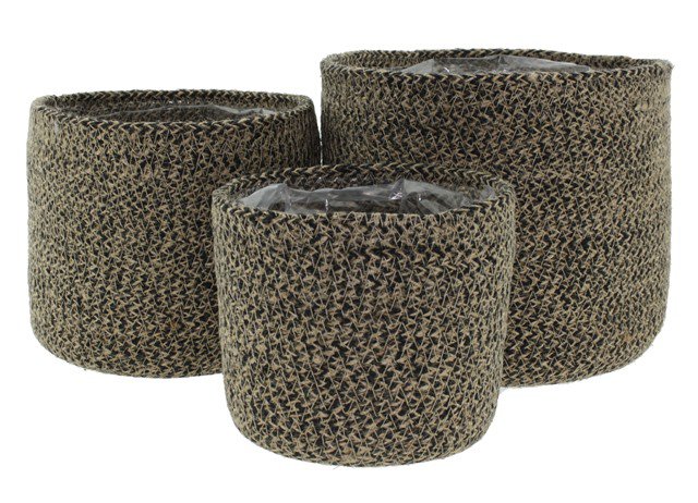 Papette Jutepot Set 3 bruin