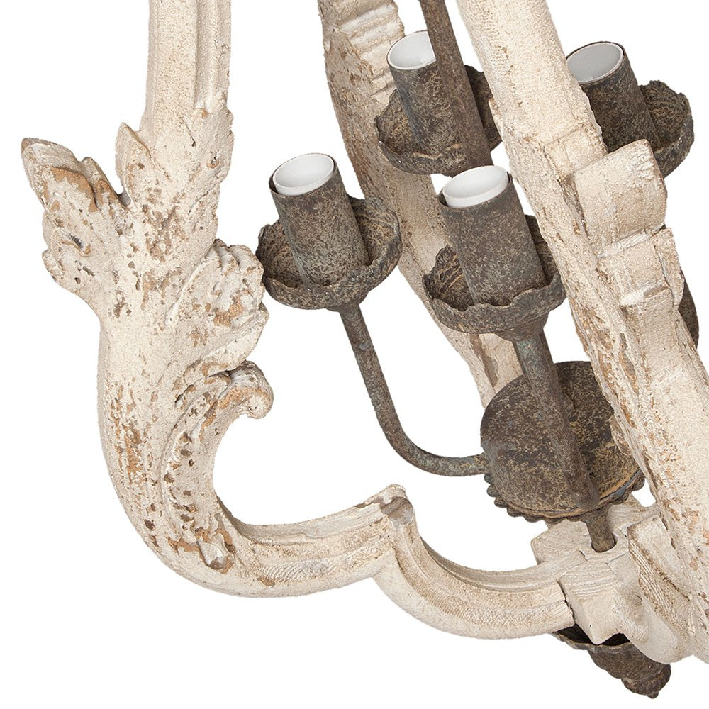 Hanglamp Ø 40x79 cm Wit Hout Hanglamp Eettafel