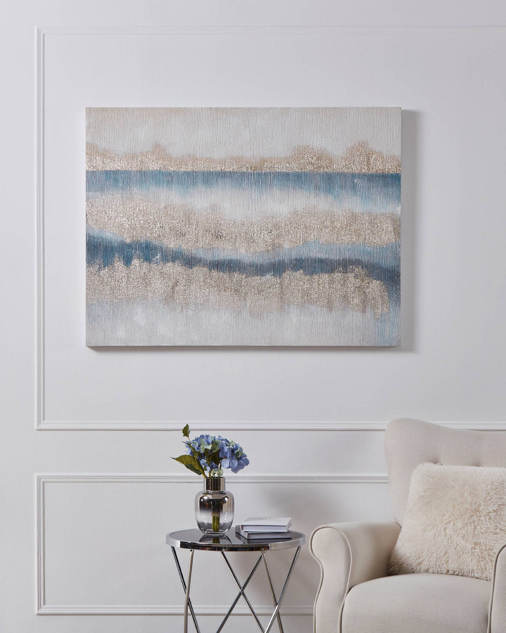 Schilderij Alaminos Wit 120x90 cm