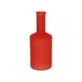 Vase caro lijnen nekmatte kers 20,5 cm