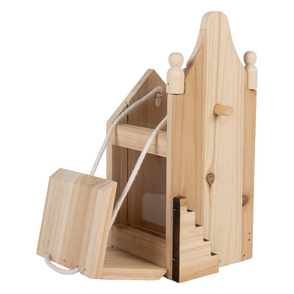 Vogelvoederhuisje 10x11x23 cm Bruin Hout