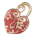 Decoratie Beeld Hart 22x9x30 cm Rood Kunststof