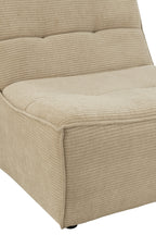 J-Line Sofa Grid Populierenhout/Schuim Donker Beige