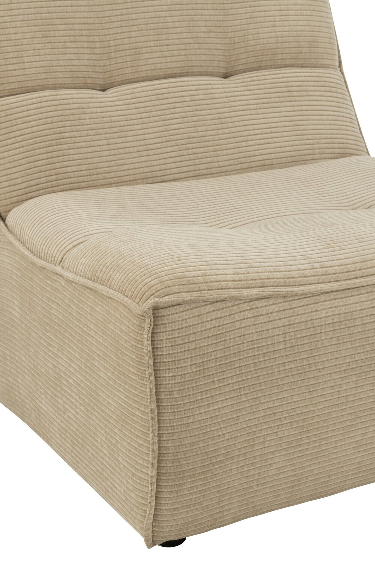 J-Line Sofa Grid Populierenhout/Schuim Donker Beige