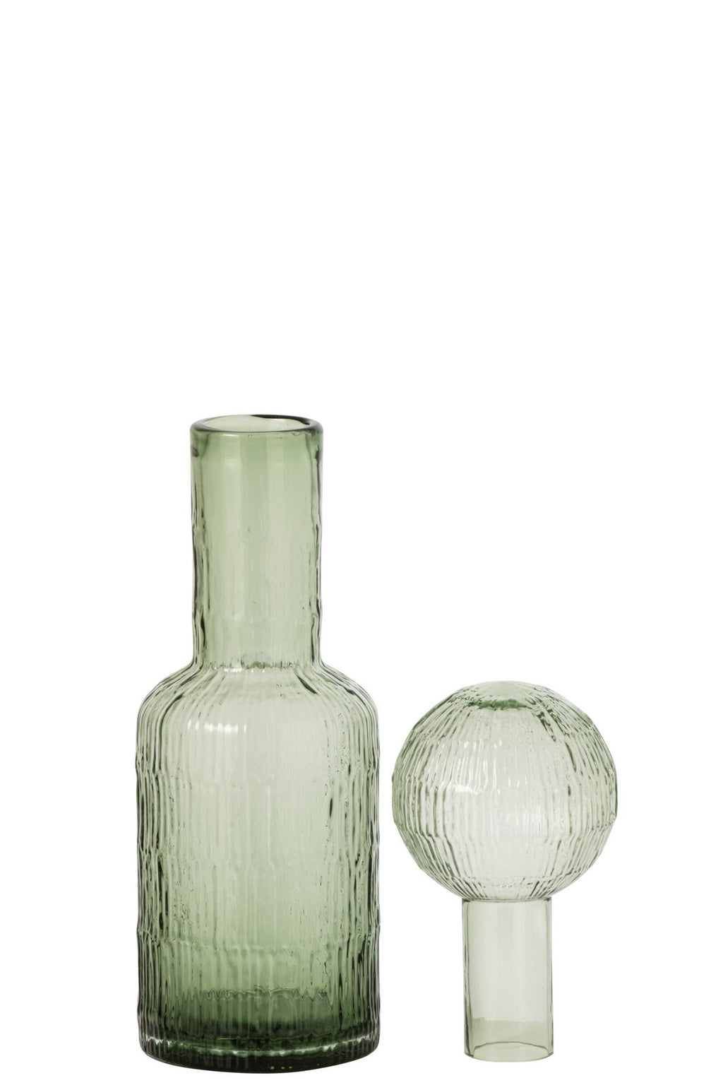 J-Line Fles - glas - groen - small