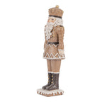 Kerstdecoratie Beld Notenkraker 6x5x18 cm Bruin Kunststof