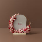Flowerhoop Rond - Rozenhout