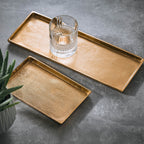 Decoratieve schaal 48,5x16cm goud Charm