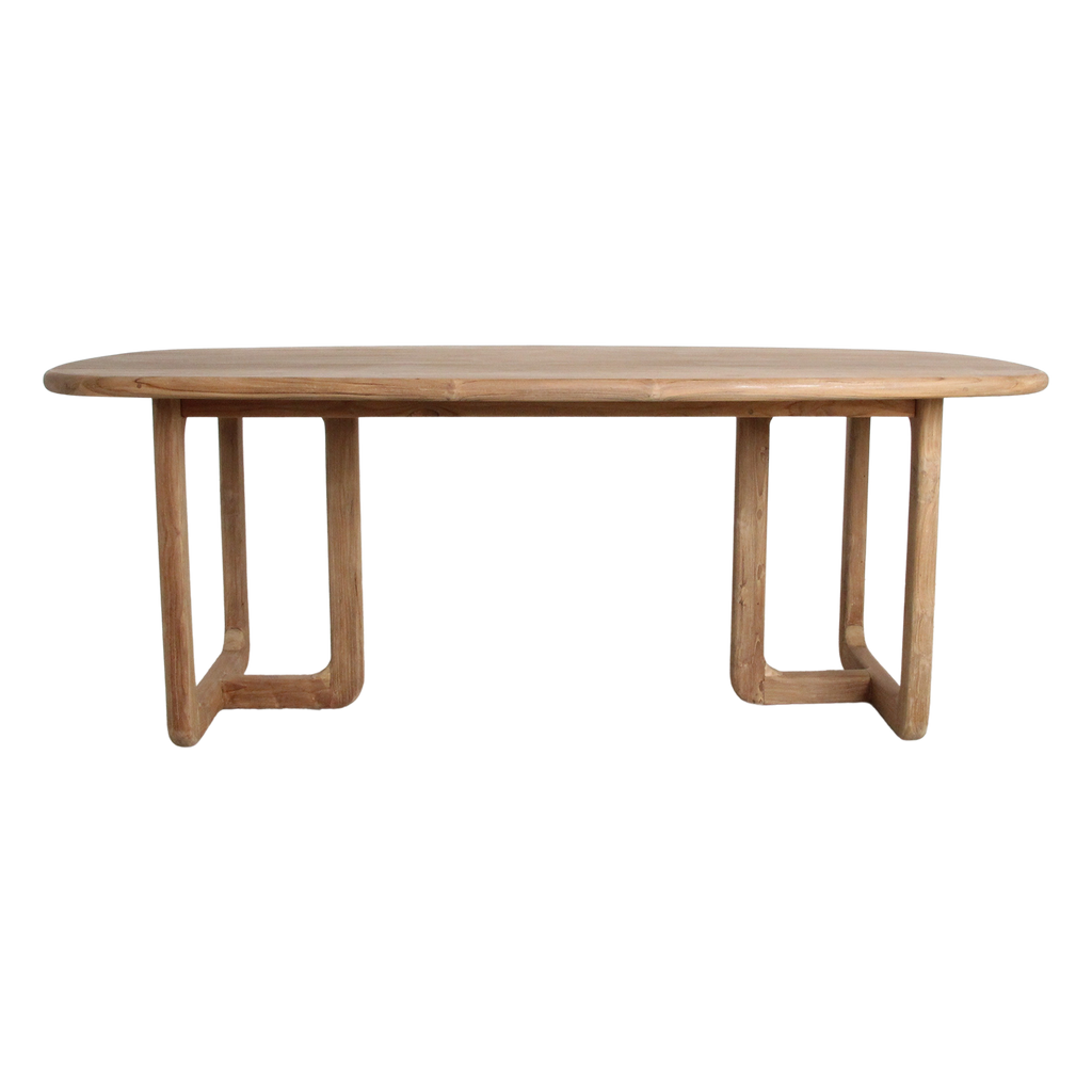 Invierno teakhouten eettafel - FSC-gerecycled hout
