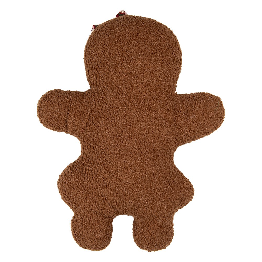 Sierkussen Gingerbread man 40x5x44 cm Bruin Polyester