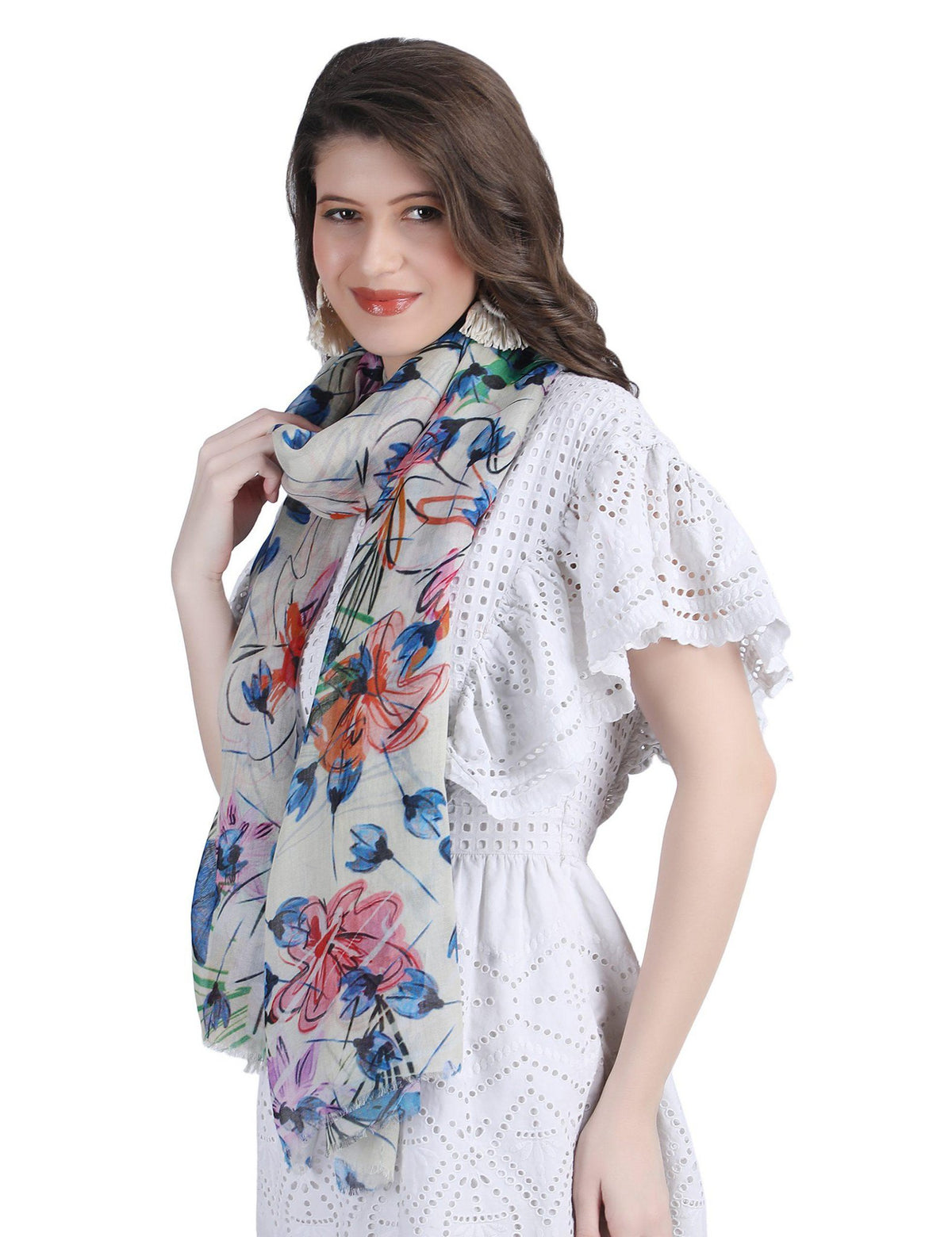 Zijden Sjaal Dames Spring