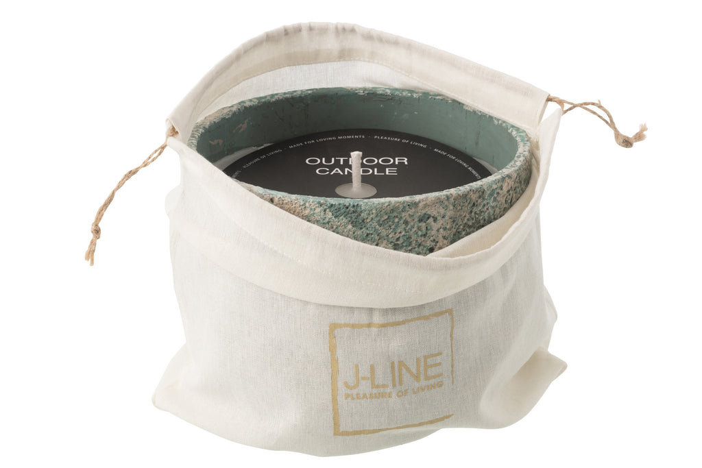 J-Line buitenkaars Rond - blauw - L - 47U