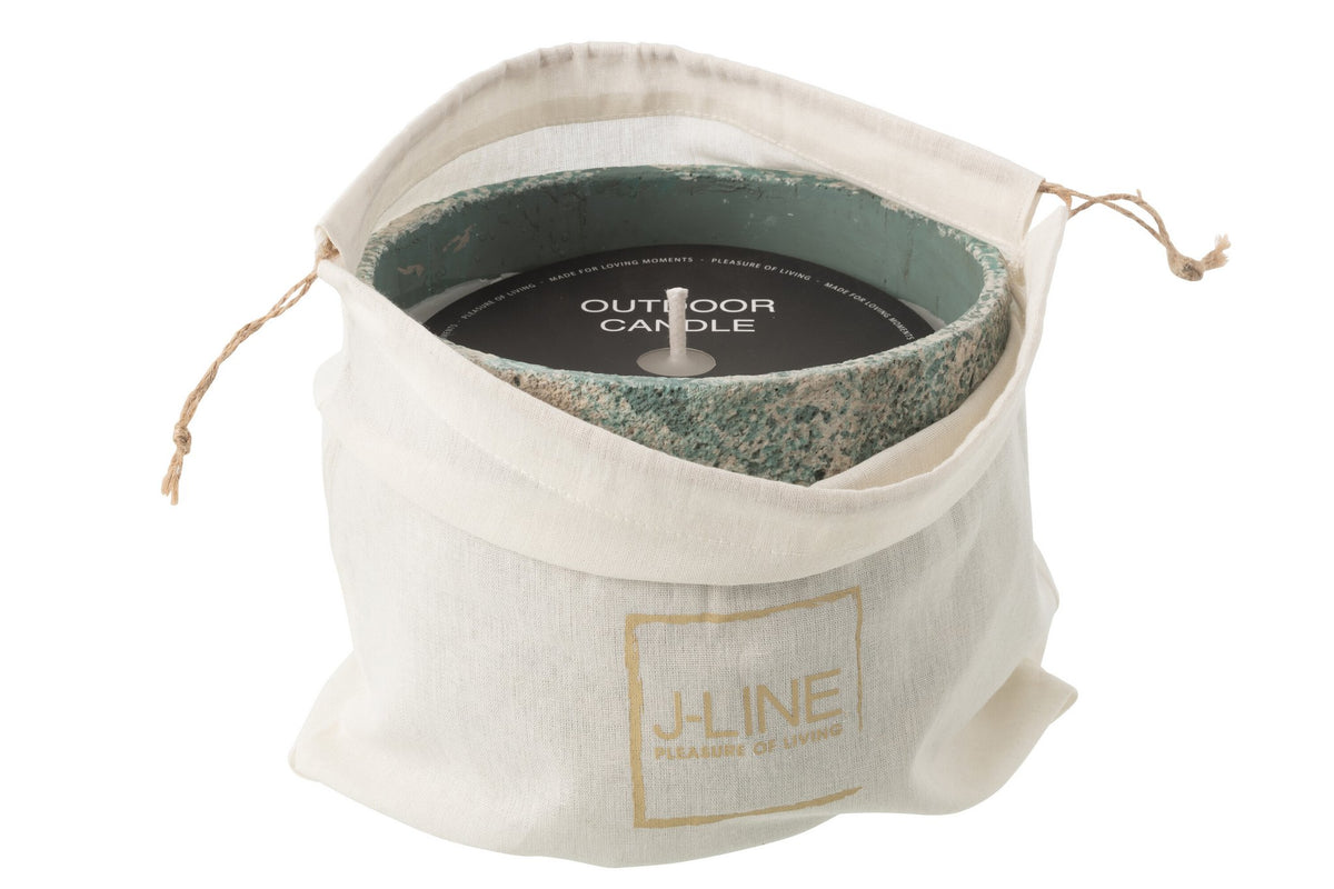 J-Line buitenkaars Rond - blauw - L - 47U