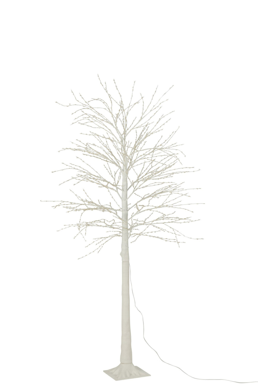 J-Line decoratie Boom 2000 Led - metaal - wit - M