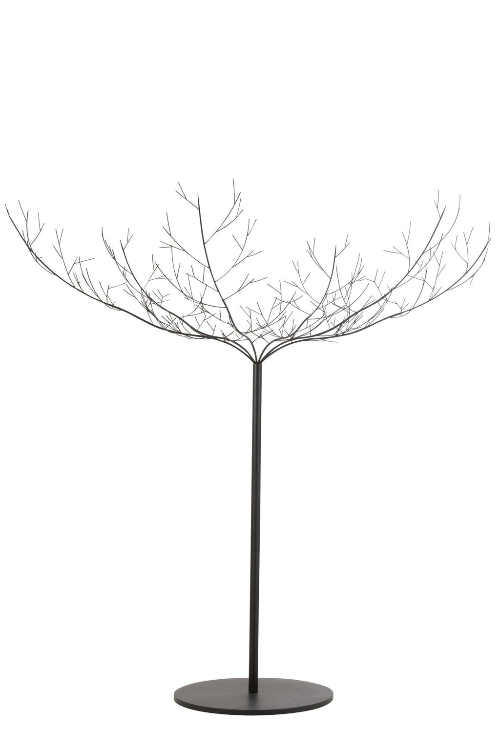 J-Line decoratie Boom - metaal - zwart - large