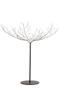 J-Line decoratie Boom - metaal - zwart - large