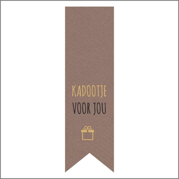 Kadootje voor jou - etiket