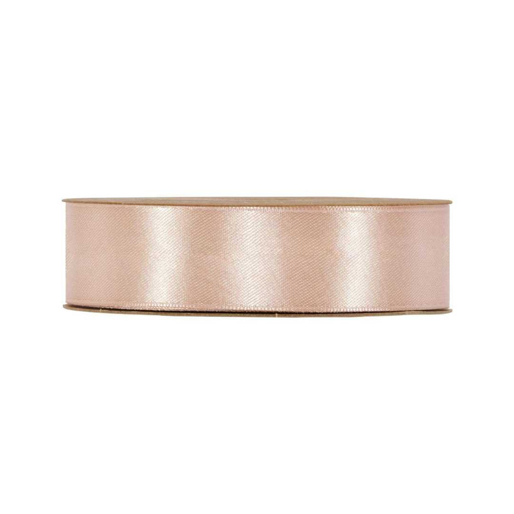 Satijn Lint Poederroze – 50m – / Double Satin Classic