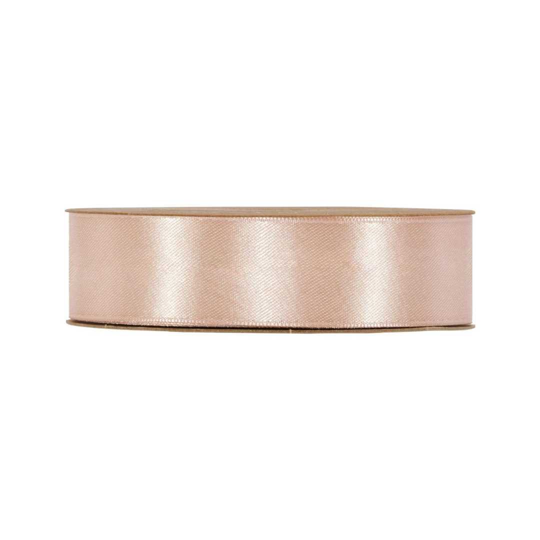 Satijn Lint Poederroze – 50m – / Double Satin Classic