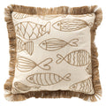 Dutch Decor Nemo - Kussen 45x45 cm - Gerecycled - Sneeuwwitje - Wit