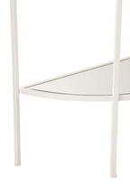 J-Line console Vis - ijzer - wit