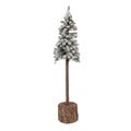 Mini Kunstkerstboom Ø 10x48 cm Groen Hout