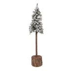 Mini Kunstkerstboom Ø 10x48 cm Groen Hout