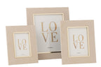 J-Line Fotokader Dita Velvet Beige Large