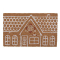 Deurmat 75x45 cm Bruin Kokos Huizen Kokosmat