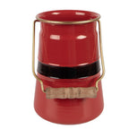 Decoratie Emmer 12x10x16 cm Rood Metaal