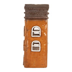 Waxinelichthouder Huis 20x15x34 cm Oranje Keramiek
