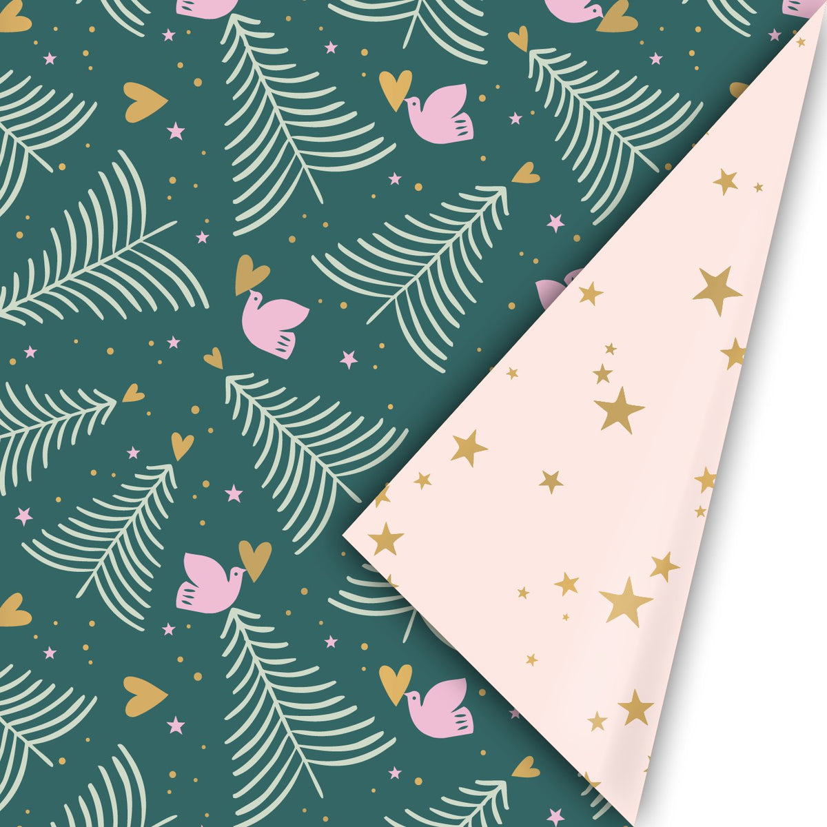 Peaceful Pines - Rollen cadeaupapier - 10 stuks